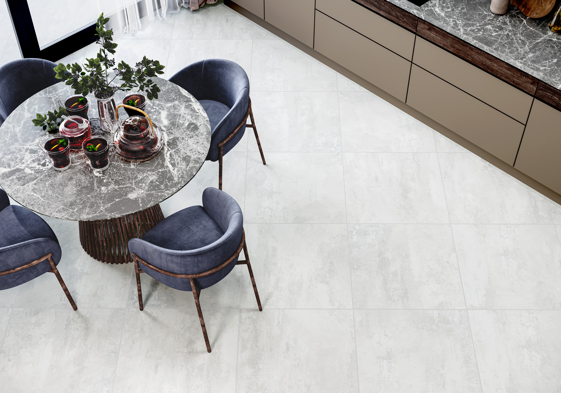 D60221M На пол Сentro Marengo карвинг 600x600x9.5 - фото 19