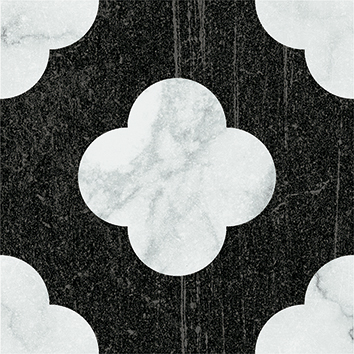 4101200 На пол Dandy Pin Black White 18.6x18.6 - фото 25