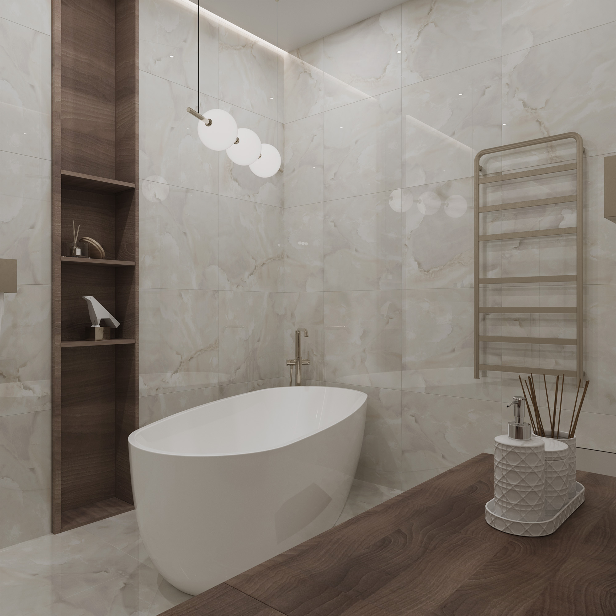 FP1013-A На пол Onice Pearl Full Polished 60x60 - фото 9