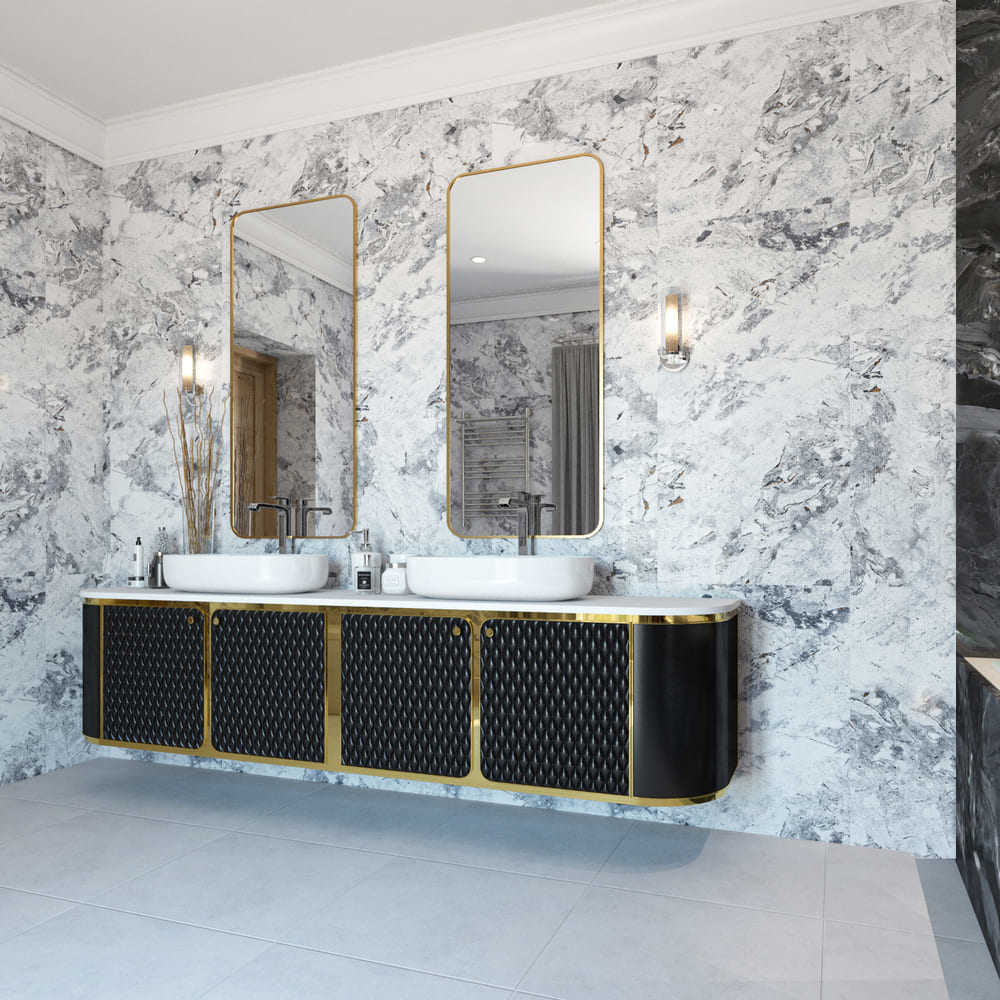 PRO 1110G На пол Ordito Grey Gloss 120x60 - фото 5