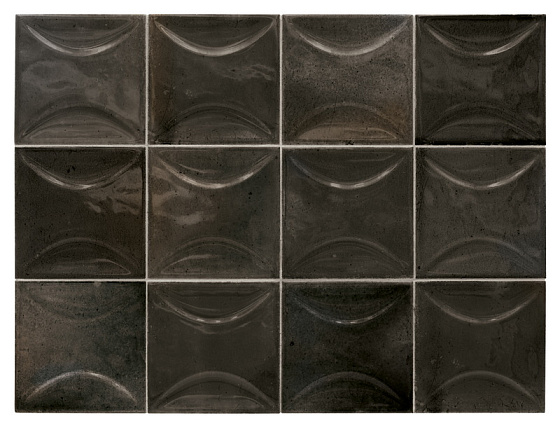 30022 На стену Hanoi Arco Black Ash 10х10 - фото 2