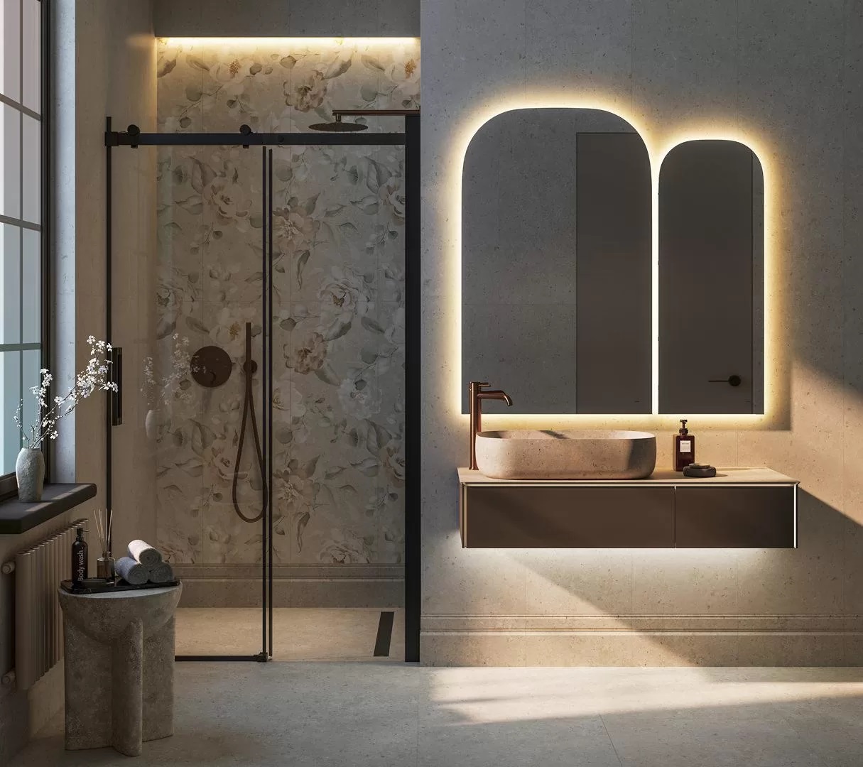 T036/SG6538 На пол Риккарди Мозаичный Бежевый Матовый 46.8x9.8 - фото 20