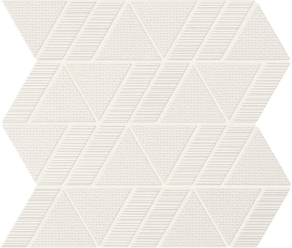 A6SP Настенная Aplomb White Mosaico Triangle 31.5x30.5