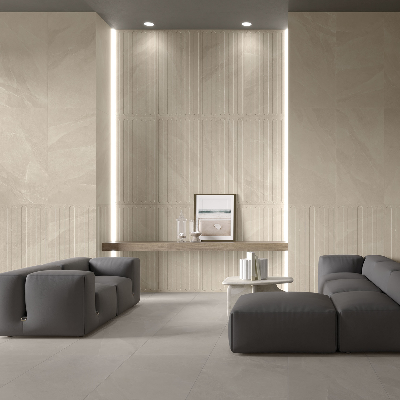 На пол Time Stone Grafite Rett 120x120 - фото 2