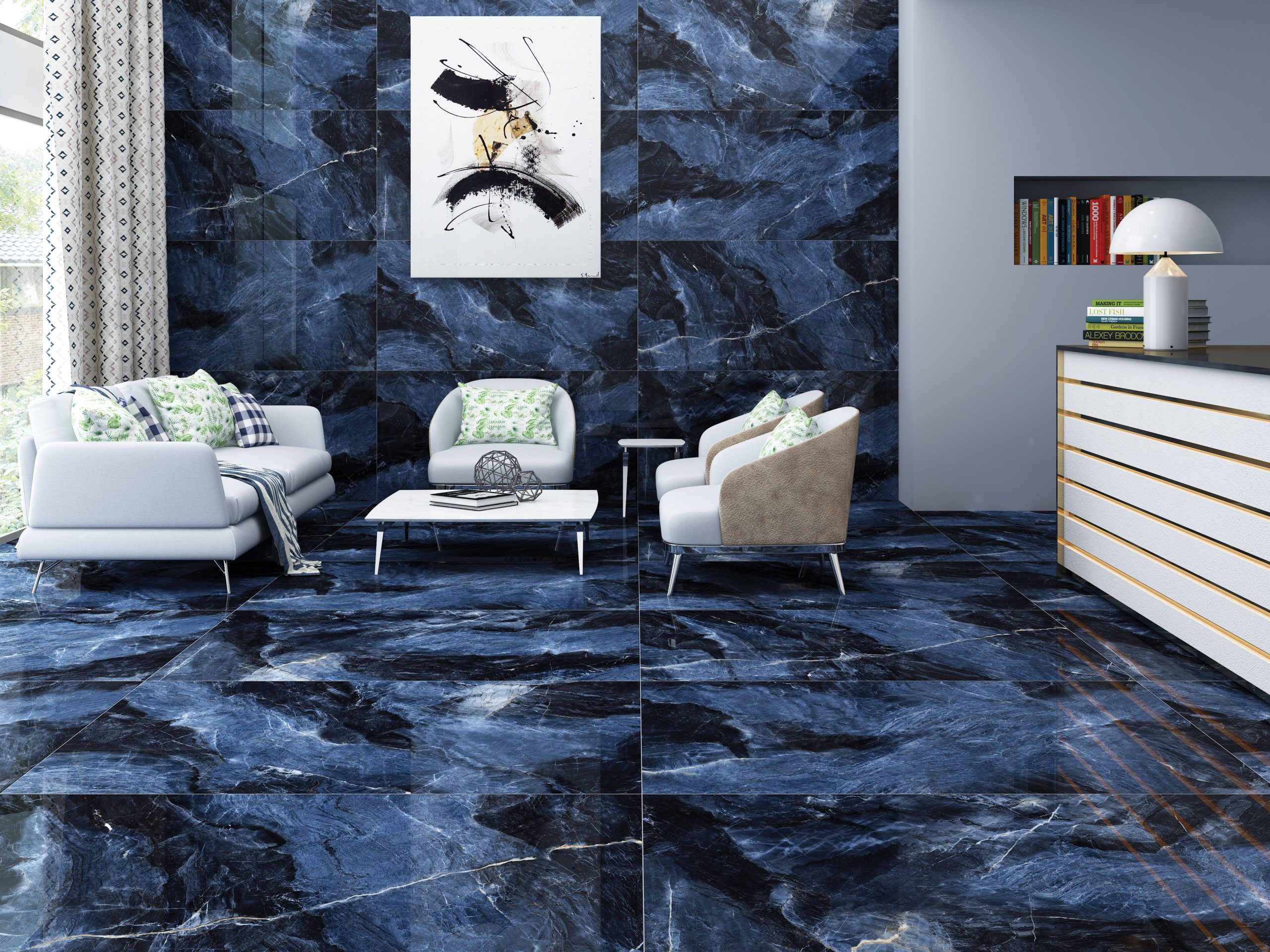 На пол High Gloss Amazonite 60x120 - фото 20