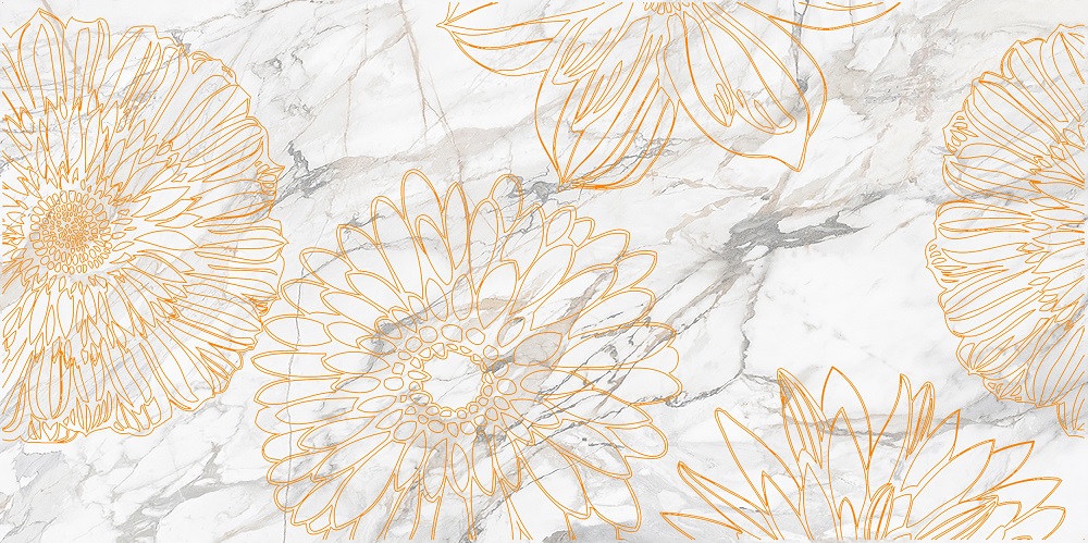 Декор Briere D Flower Белый 2 - фото 6