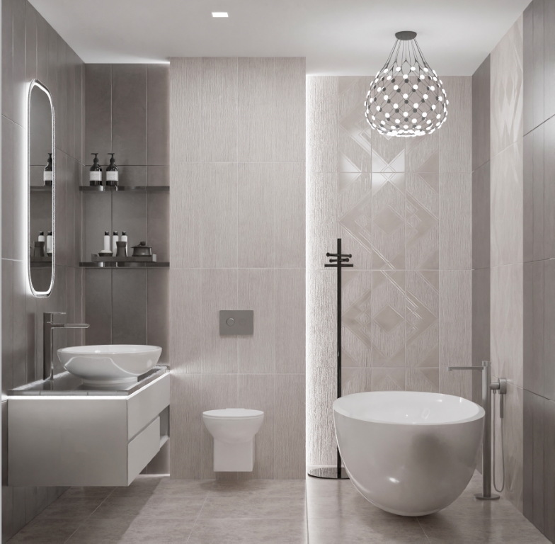 На стену Couture Taupe 24.2x70 - фото 14