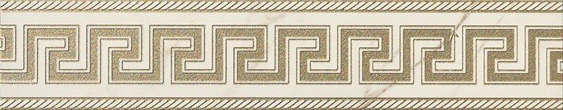 240201 Бордюр Marble Fas.Greca Bianco Sab