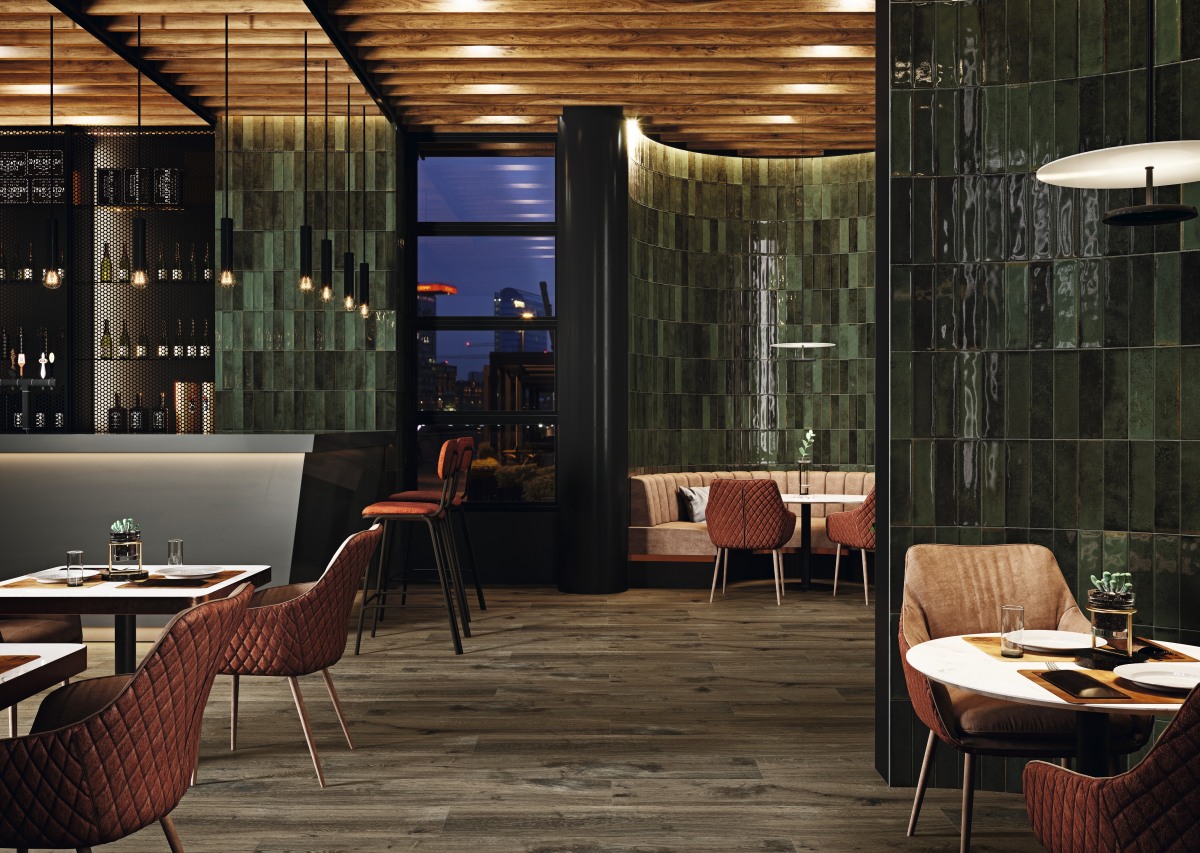 DRA90 На стену Rambla Azabache 7.5x30 - фото 3