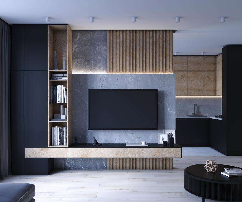 PRO 1145G На пол Pulpis Black Gloss 1200x600 - фото 9