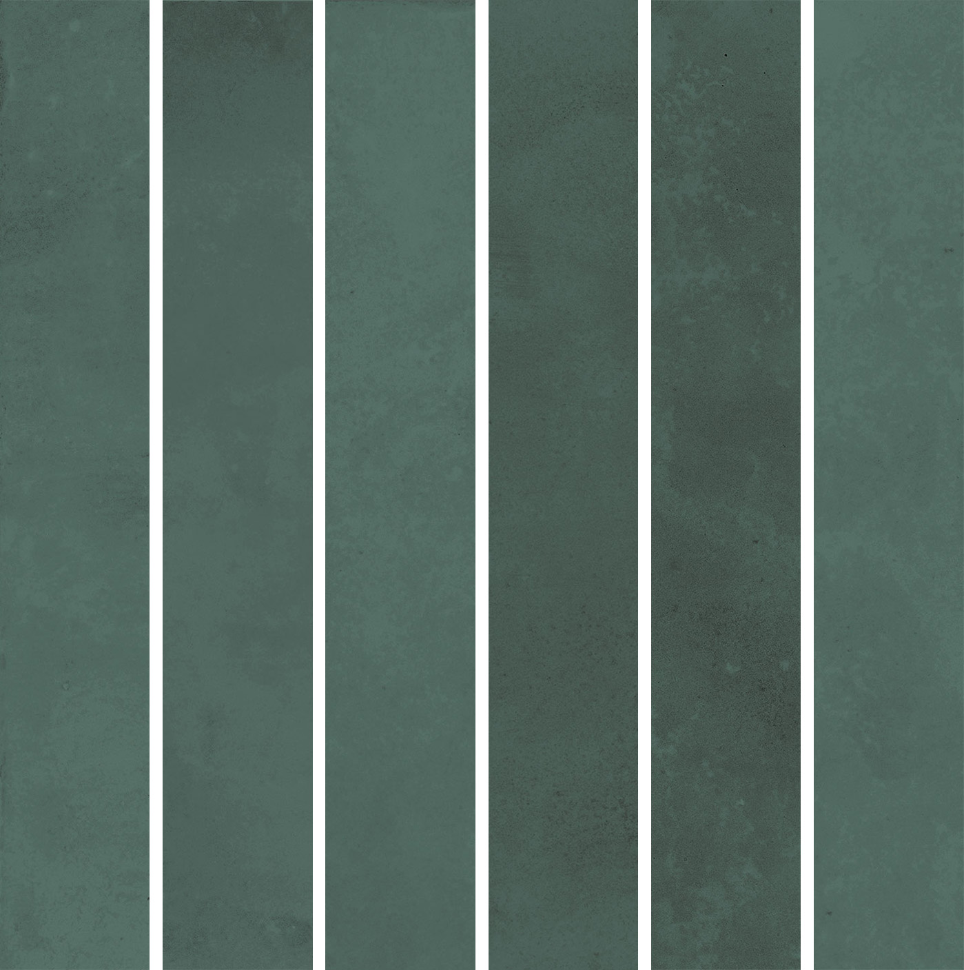 KMD2MSM005BN Декор Фес Мозаичный зелёный тёмный глянцевый 15x15x0.77 - фото 2