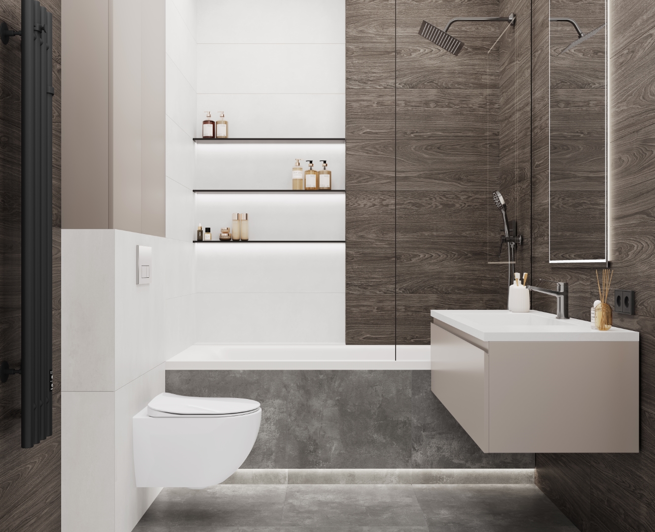 LP3090B0101R  На стену Gio Marrone матовый обрезной 30x89.5 - фото 16