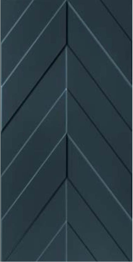 На стену 4D Chevron Deep Blue Matt Rett