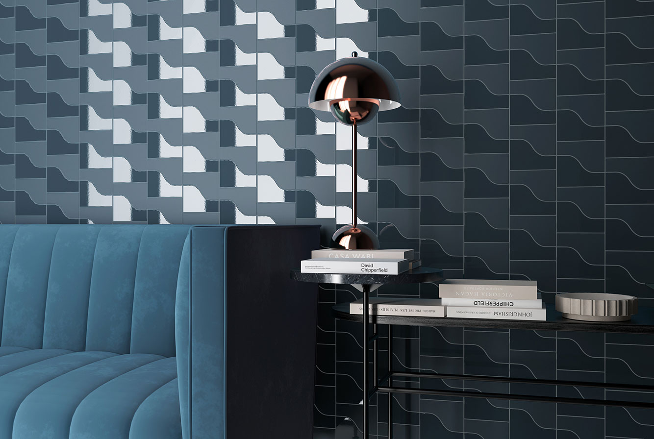 28864 На стену Curve Ink Blue Matt 8.3x12 - фото 21