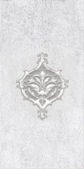 04-01-1-08-04-06-1015-0 Декор Преза Dec. Серый с рисунком