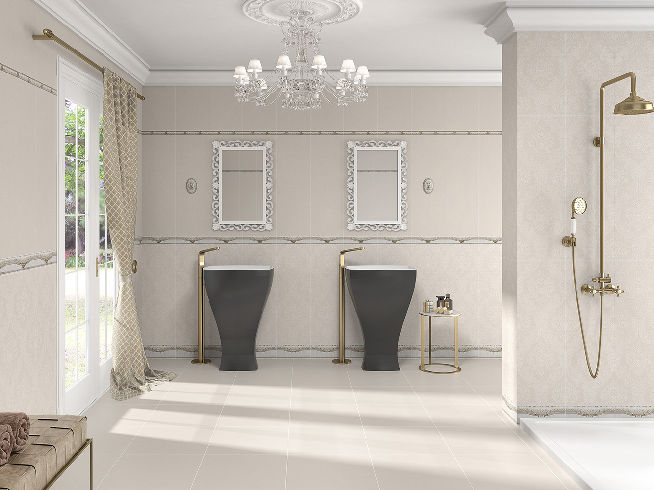 Декоративная вставка Allure Medallon Maribor Oro - фото 2