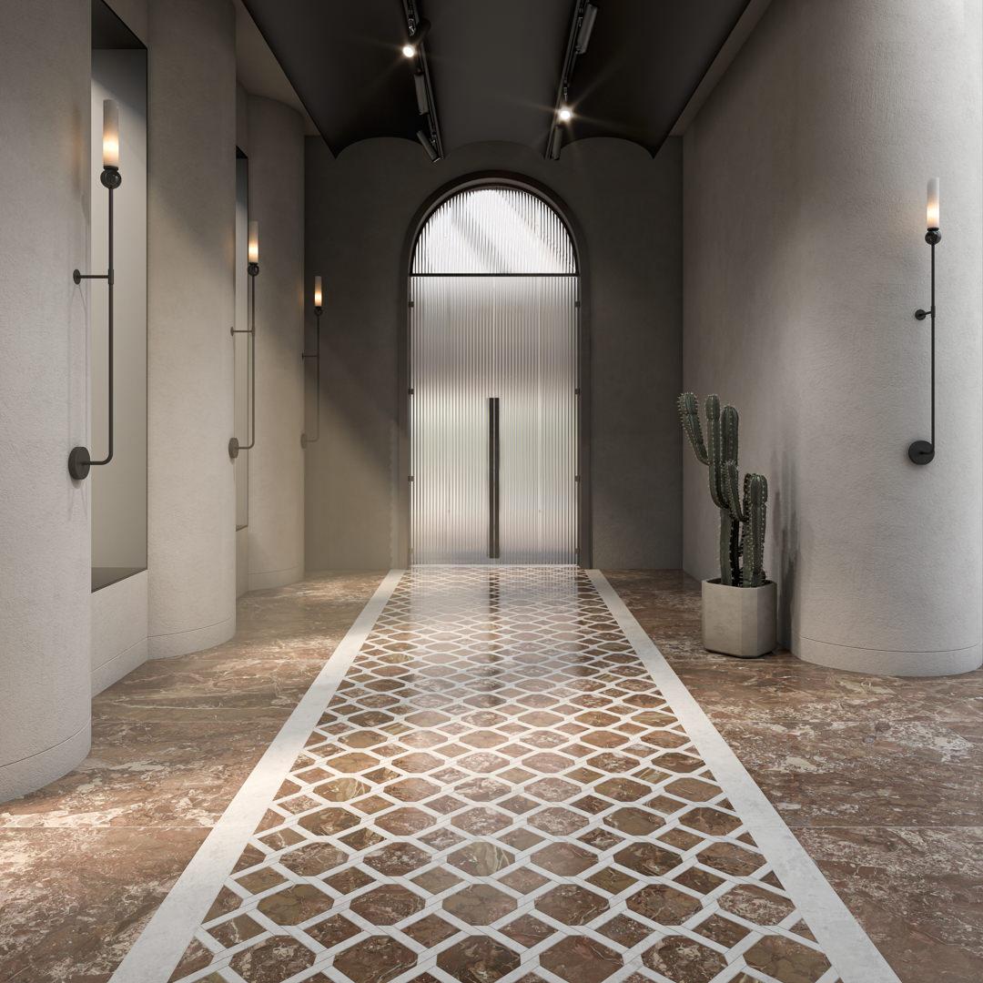 SG850890R На пол Риальто Серый тёмный матовый обрезной 80x80x0.9 - фото 19