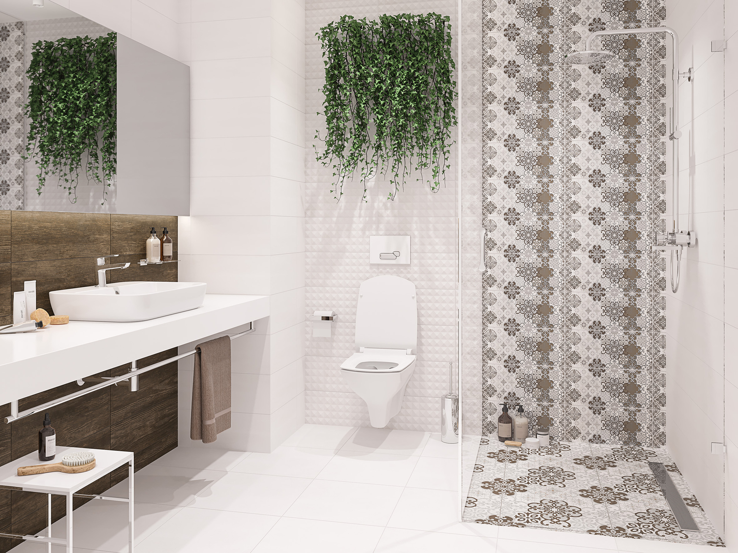 C-FF4M052D На пол Finwood Белый 18.5x59.8 - фото 26