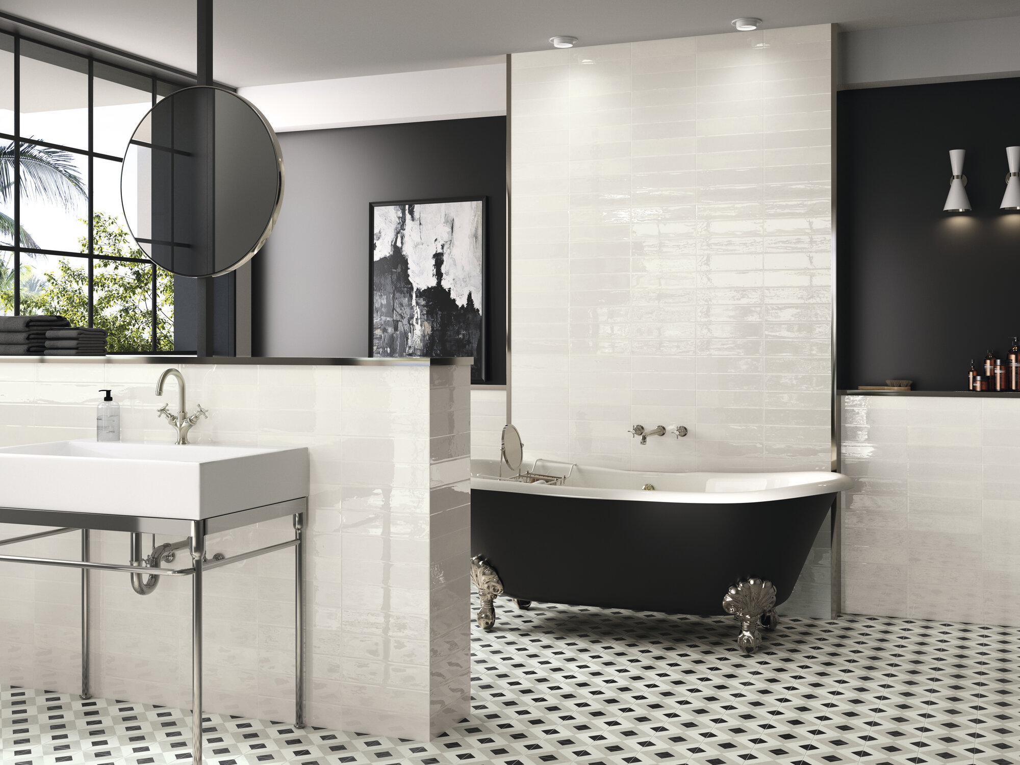 A038719 На пол Brianna Enya Coal 15x15 - фото 8