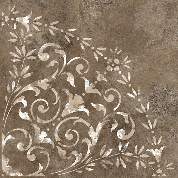 Декор Монреаль Коричневый Розон 2Д