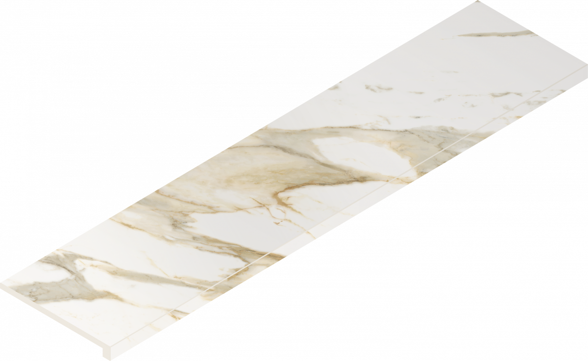 620070002592 Ступень Stellaris Calacatta Gold Scalino Frontale 33x120