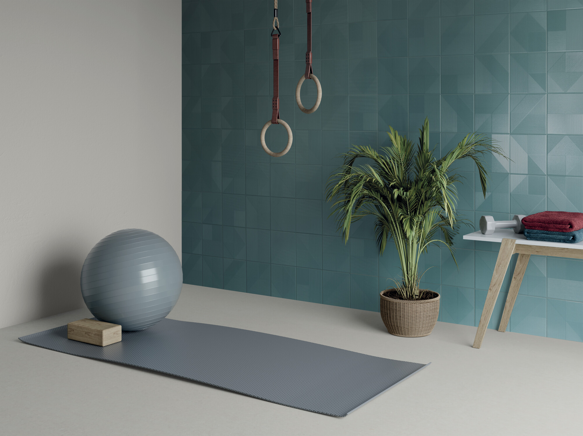 31687 На стену Lins By Yonoh Green 20x20 - фото 7