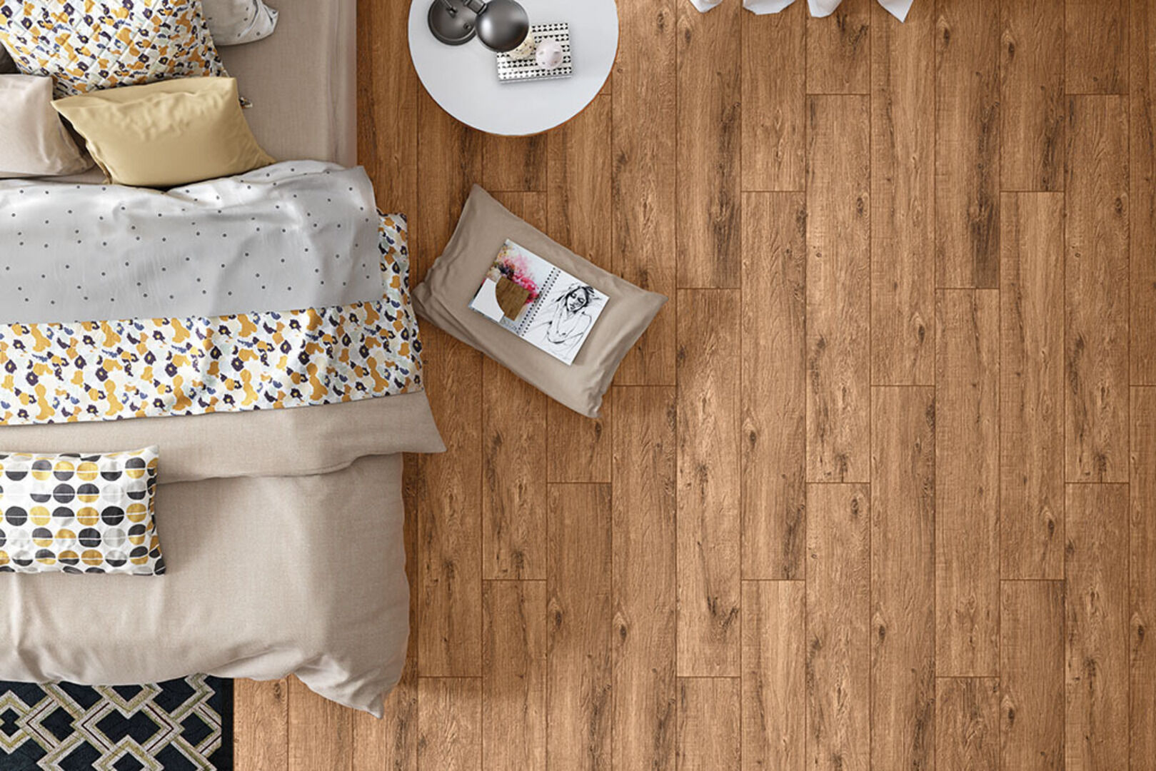 На пол Bricola Tan 20x120 - фото 10