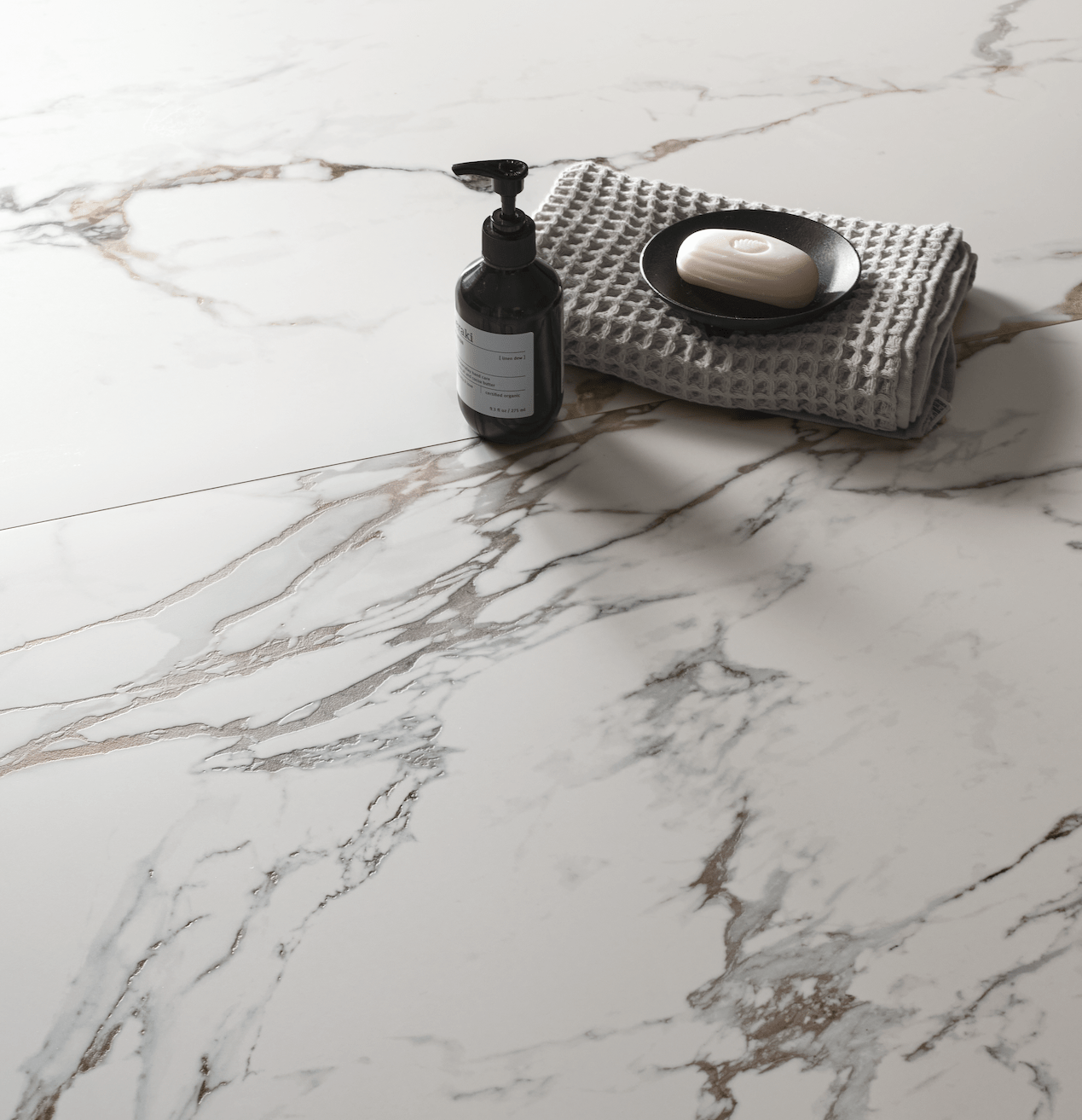 17570215 На пол Marmora Lunense Lucido 6mm 120x278 - фото 3