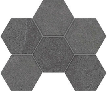 Mosaic/LN04_NS/TE04_NS/25x28,5/Hexagon Декор Terra LN04-TE04 Hexagon 28.5x25 неполированный