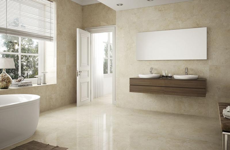 На пол Crema Marfil Pulido Rect Porcelanico 60x120 - фото 7