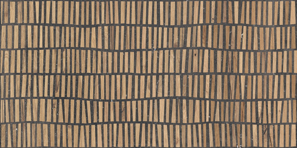 0004880 На стену Nordik Stone Domino Black Nat Rett 60x120