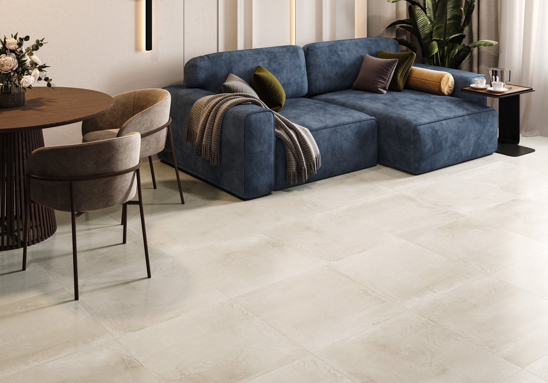 60120MIT01 На пол Misty Crema Sugar 600x1200x9.5 - фото 12