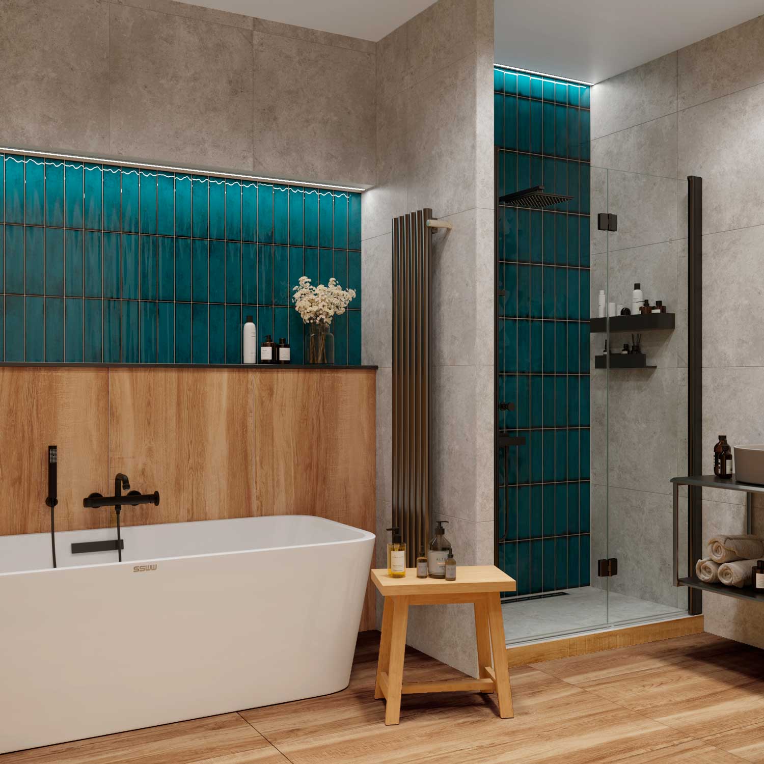 На пол Вуд 4 Венге 11мм 600х1200 - фото 11