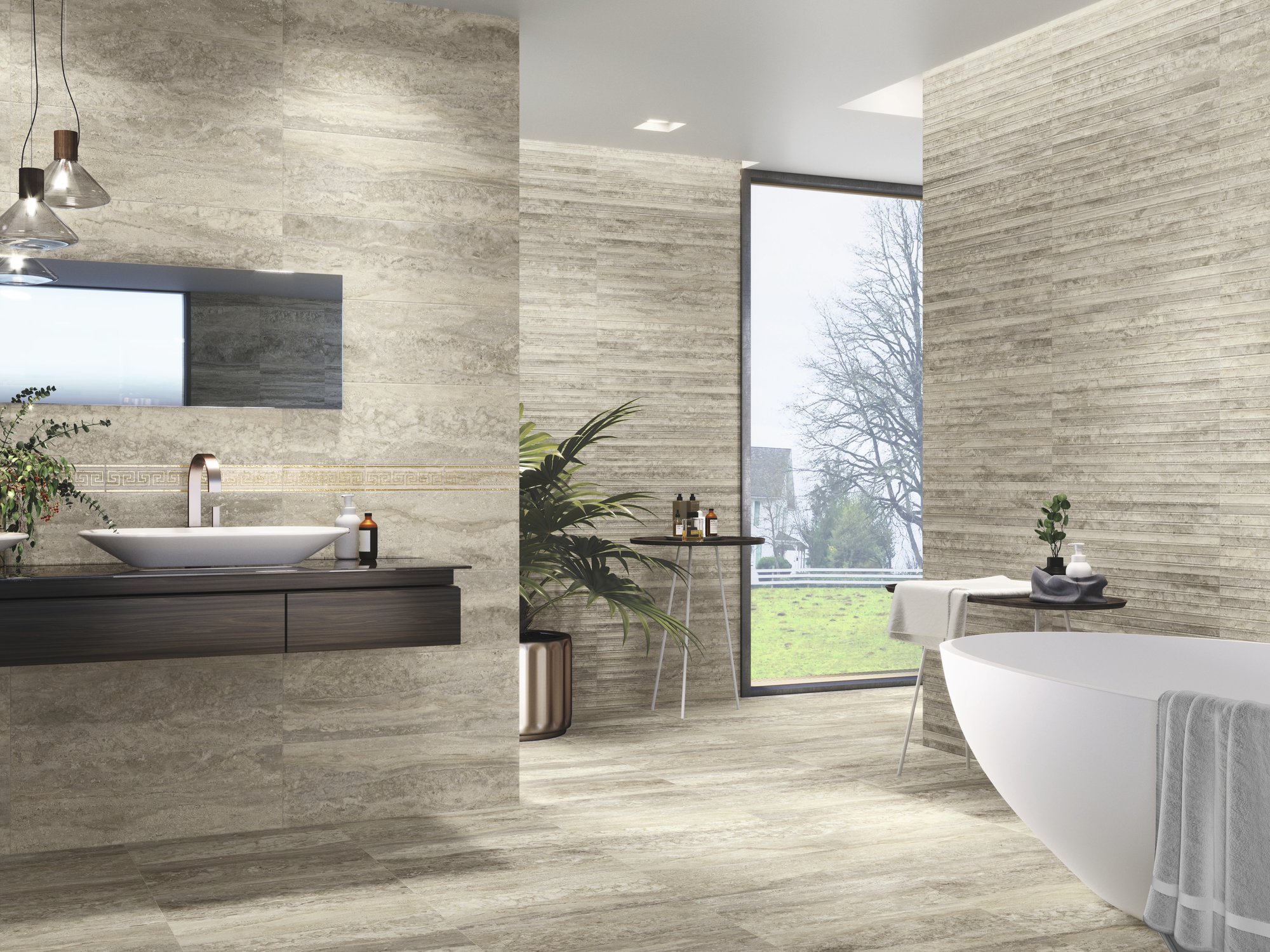 На стену Travertino Lea Matt Brescia - фото 9