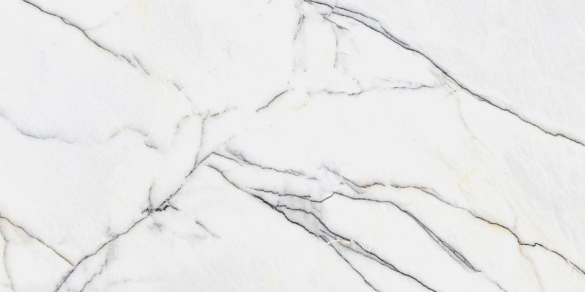 На пол Marbles Panda White 60x120 5мм Matt