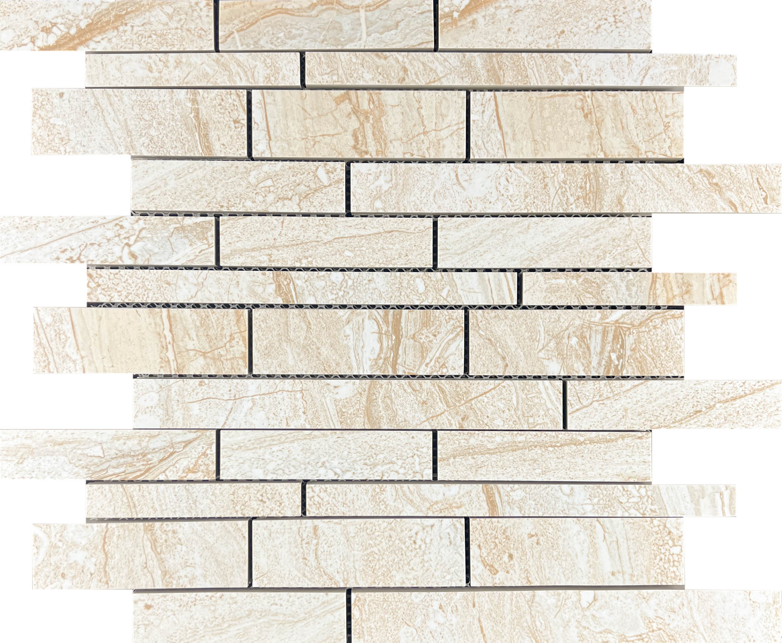 Декор Mosaic Mosaic Beige Brick Bone Mix - фото 5