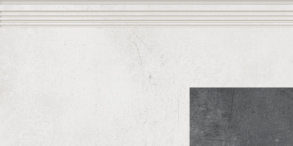 K-2018/MR/st01/300x600x9 Ступень Fabrika Antracite 300x600x9