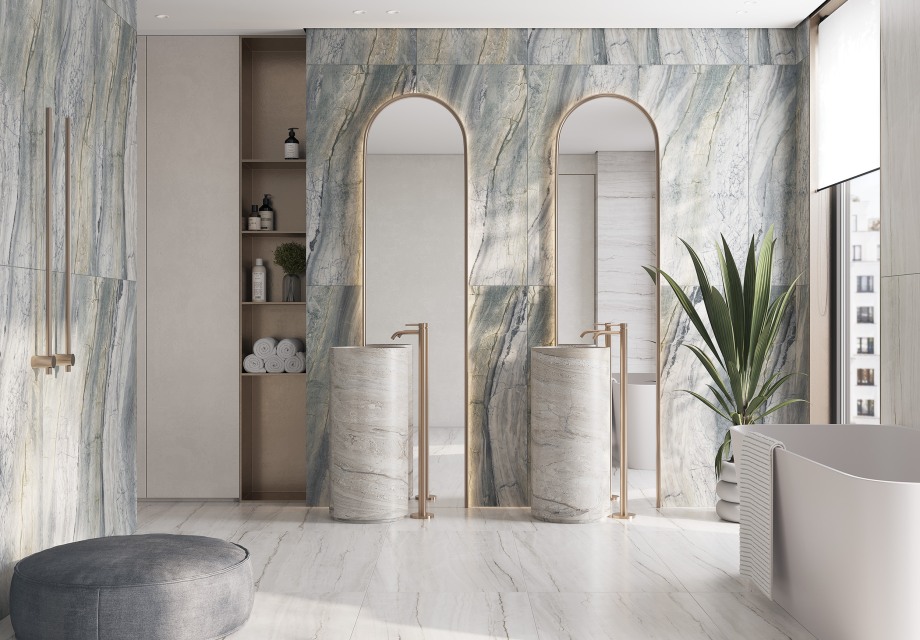 17640 На пол Elemento Многоцветный ректификат 60x120 - фото 9