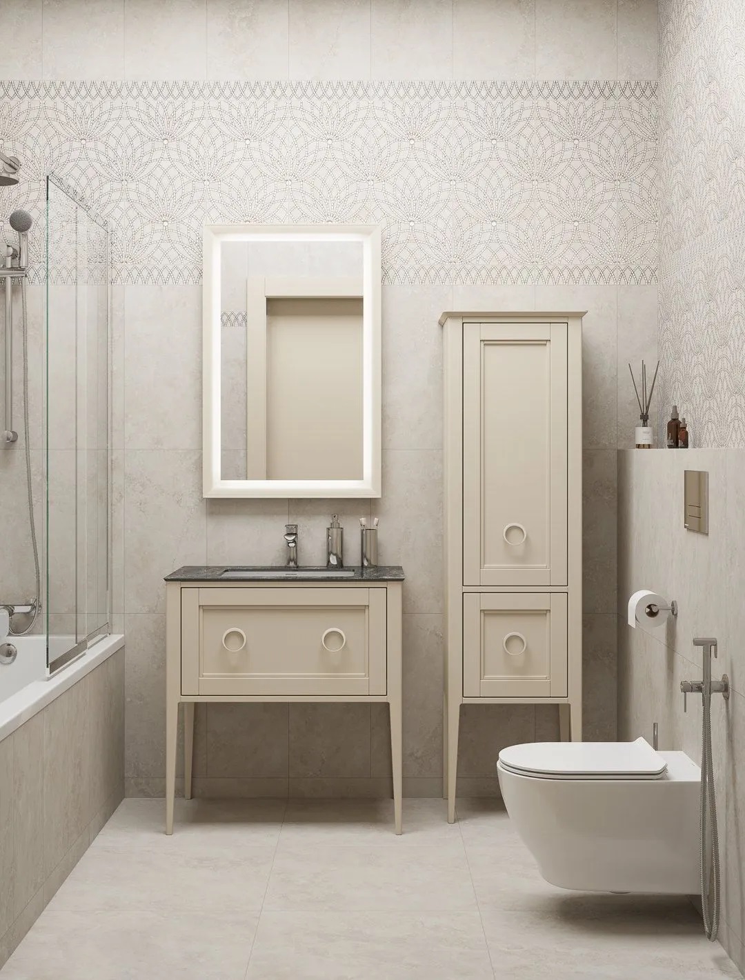 KMD2PTG006BR На стену Литос Чипсет бежевый светлый матовый обрезной 30x60x0.9 - фото 20