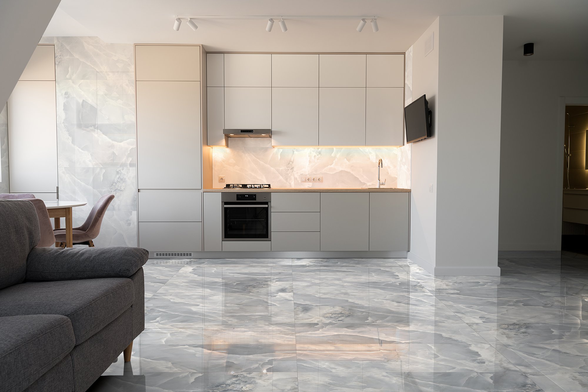 GT606014716PR На пол Glissando Голубой Полированный 60x60 - фото 19