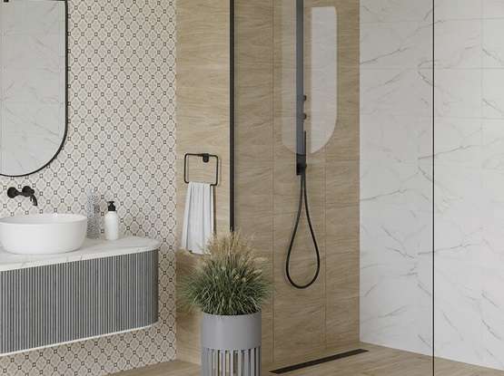 010400001035 Напольный Микс Бежевый 01 40х40 - фото 5