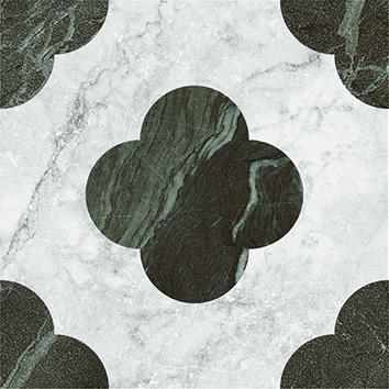 4101196 На пол Dandy Pin White Green 18.6x18.6 - фото 23