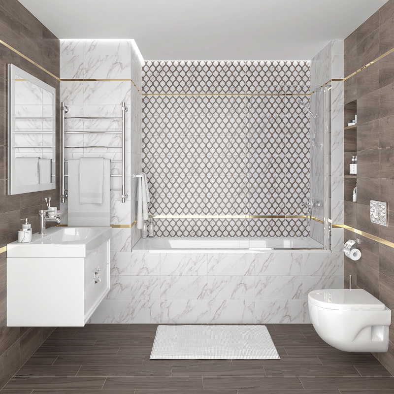 08-00-01-2678 На стену Blanco Белый мозаика - фото 5