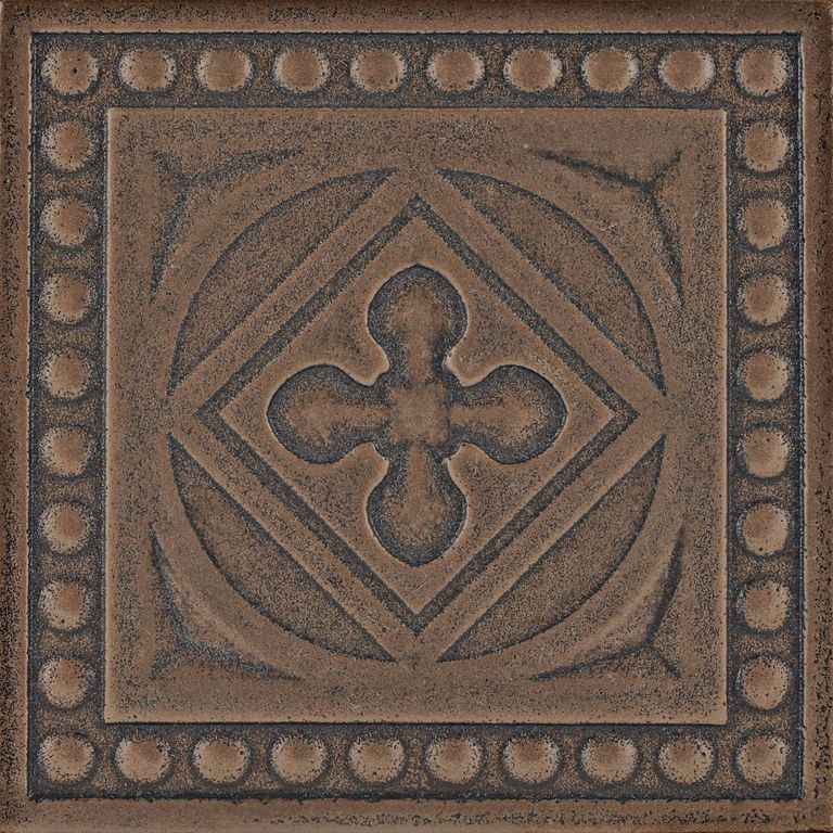Декоративная вставка Enigma Коричневый 7.5*7.5  - фото 6