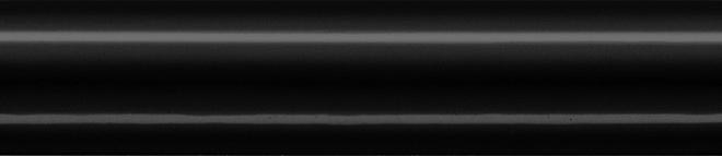 BLD012 Бордюр Сантана Багет Граньяно черный 15x3