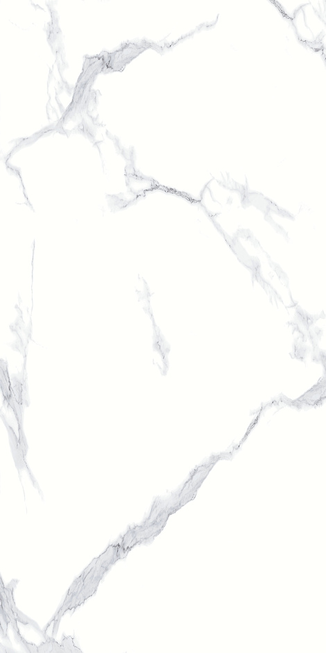 BHW-0021  На пол Calacatta White Polished (Sinking Ink) 600x1200x9 - фото 3
