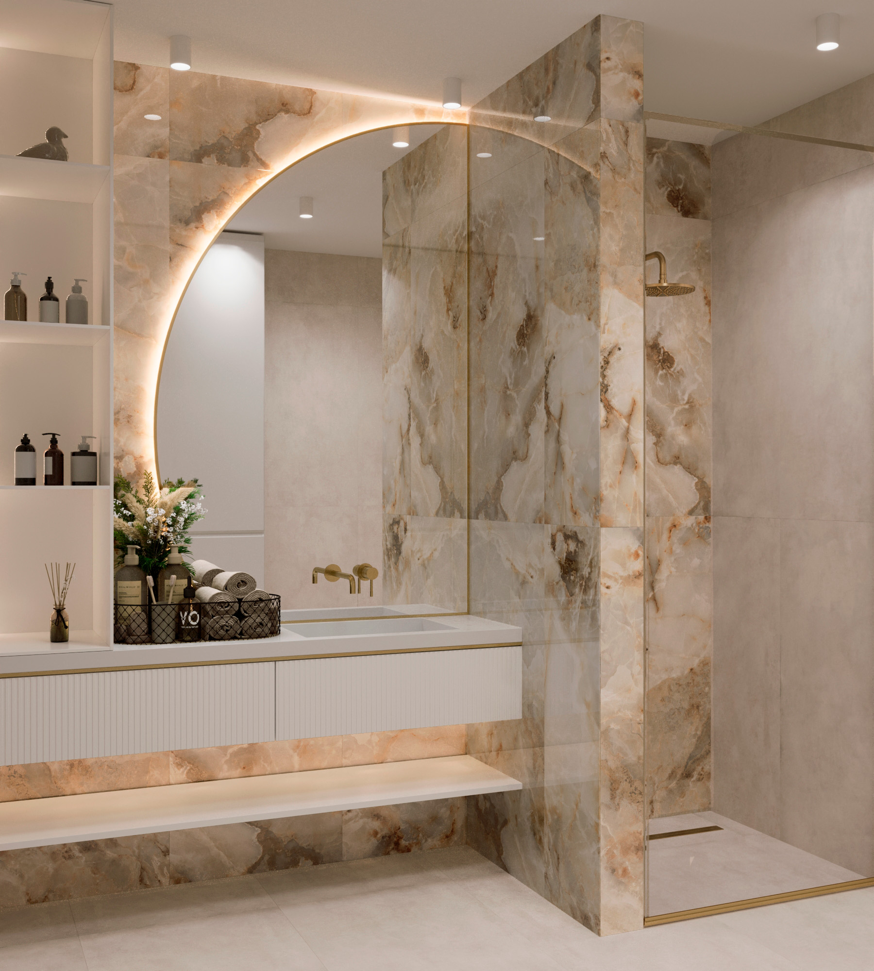 FP1004-A На пол Invisible Onyx Full Polished 60x120 - фото 9