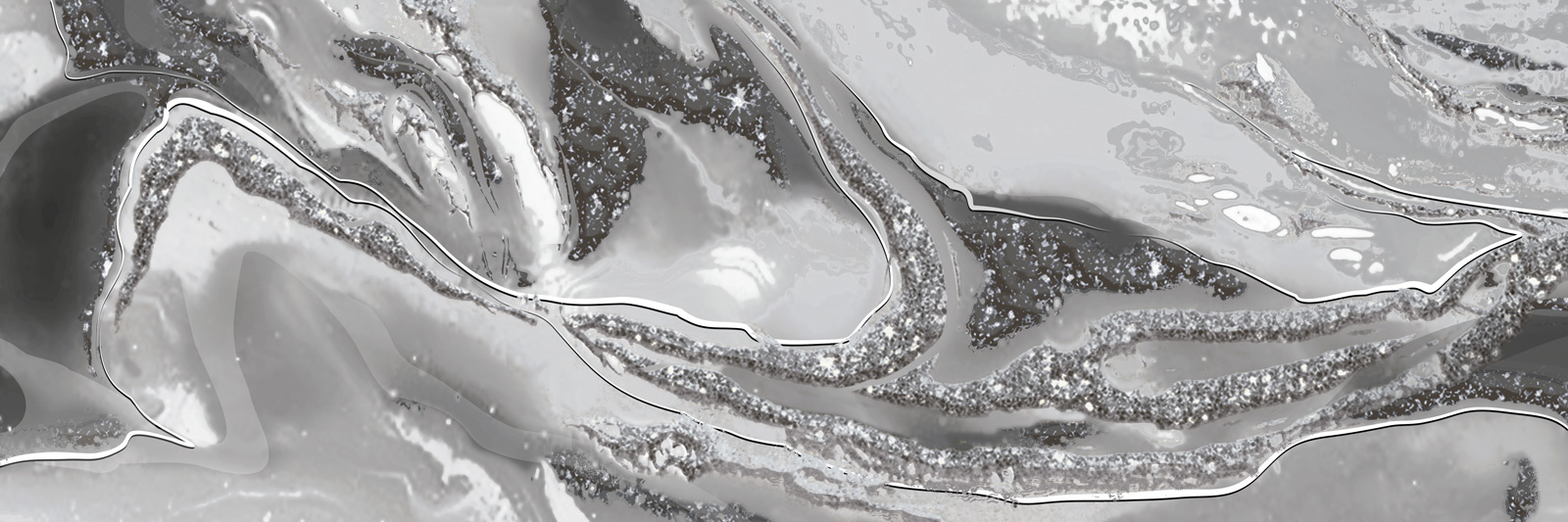 DWA11TOR717 Декор Tori Серый Мрамор 1 7.5мм