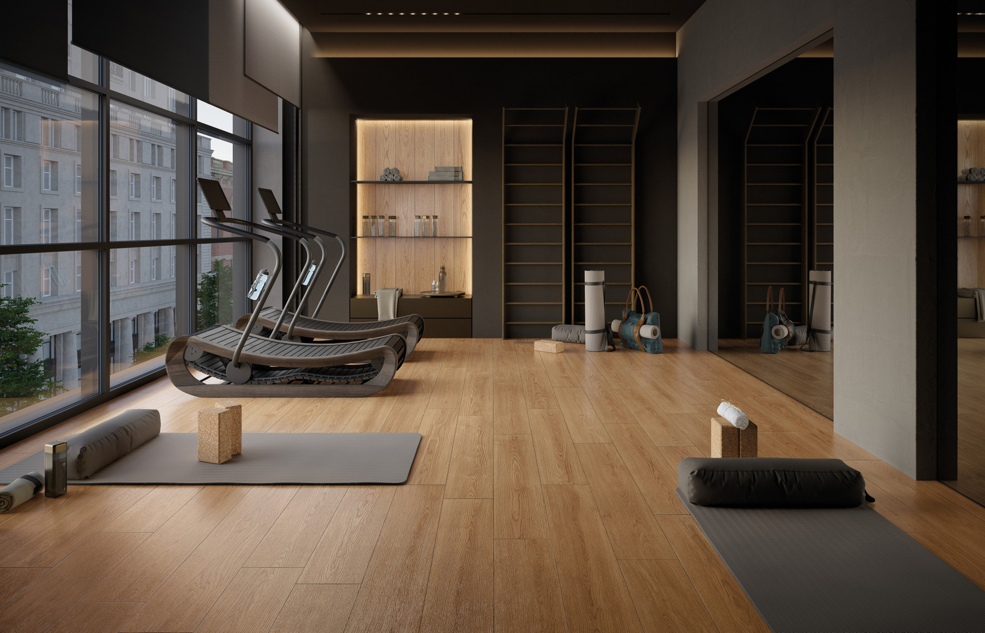 CAI7 На пол Izumi IZ07 Miele Selezionato SP SQ 20x120 - фото 9