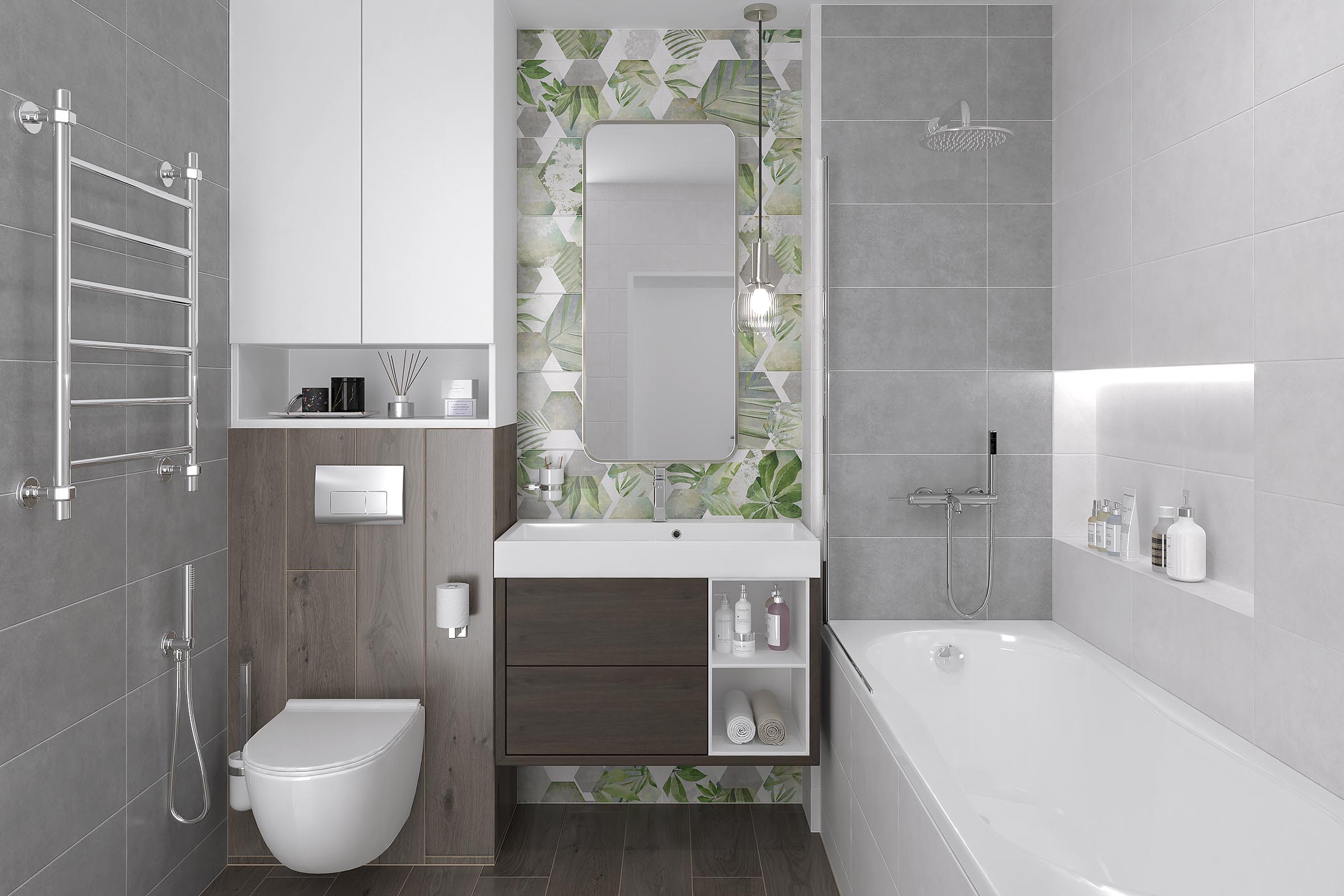 34087  На стену Focus Серая - фото 4